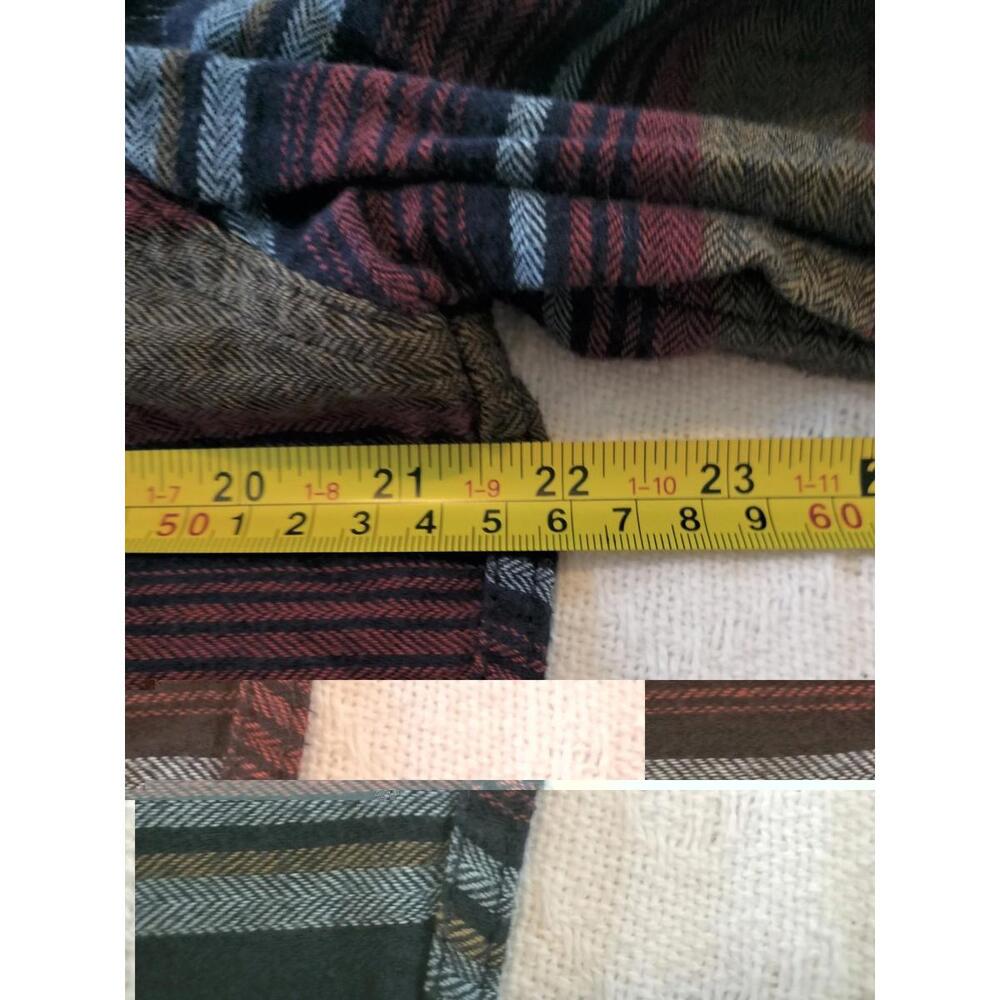 Goodfellow & Co Men’s Large Flannel Shirt Southwestern Aztec Stripe Long‎ Sleeve - Picture 5 of 11
